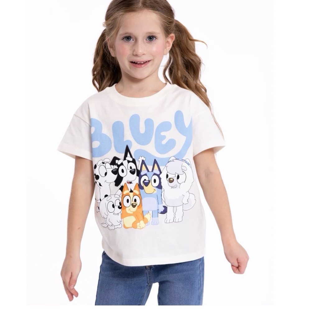 Bluey Unisex Short Sleeve Crewneck Tee Size 12 Months NEW
